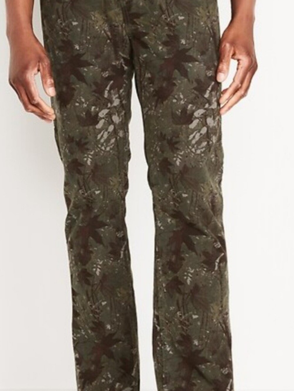 Men's Camouflage Print Utility Pants - Dark Green. 32x30. Great Condition.